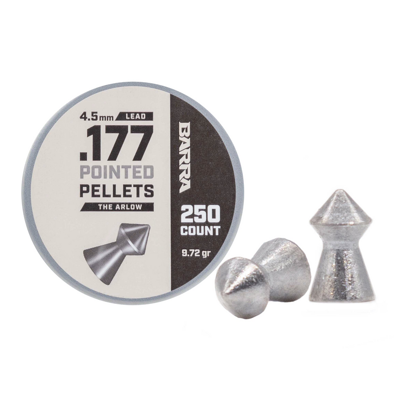 Load image into Gallery viewer, Arlow Pointed Tip .177 Caliber Pellets - 250 Count
