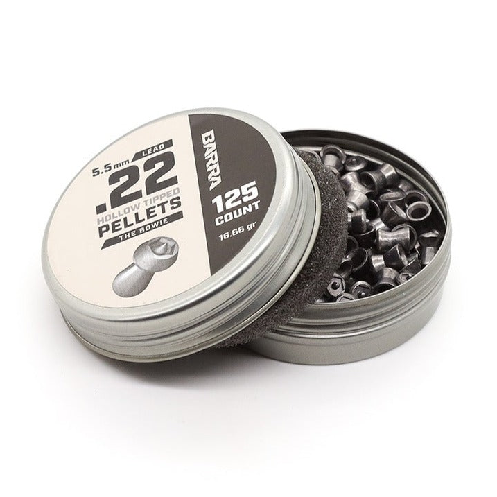 Load image into Gallery viewer, Bowie Hollow Tipped .22 Caliber Pellets - 125 Count
