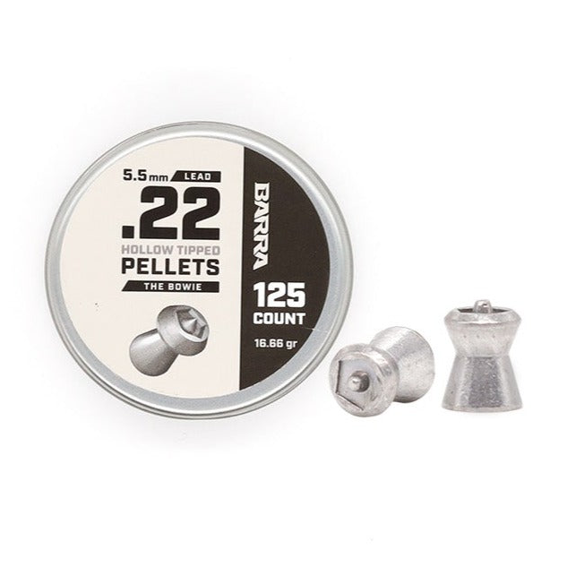 Load image into Gallery viewer, Bowie Hollow Tipped .22 Caliber Pellets - 125 Count
