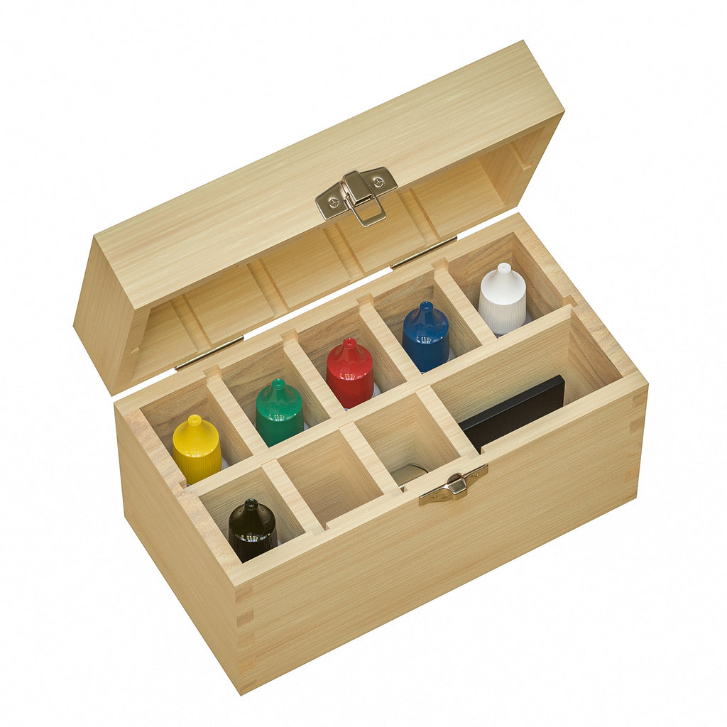 Professional Gold, Silver, Platinum Jewelry Testing Kit with Stone Instructions and Box
