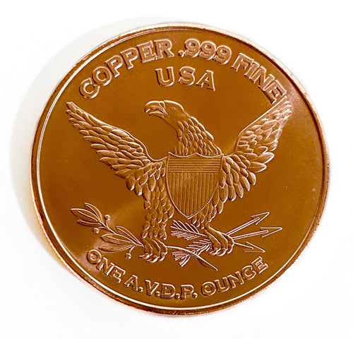 1 oz Copper Round - Lion