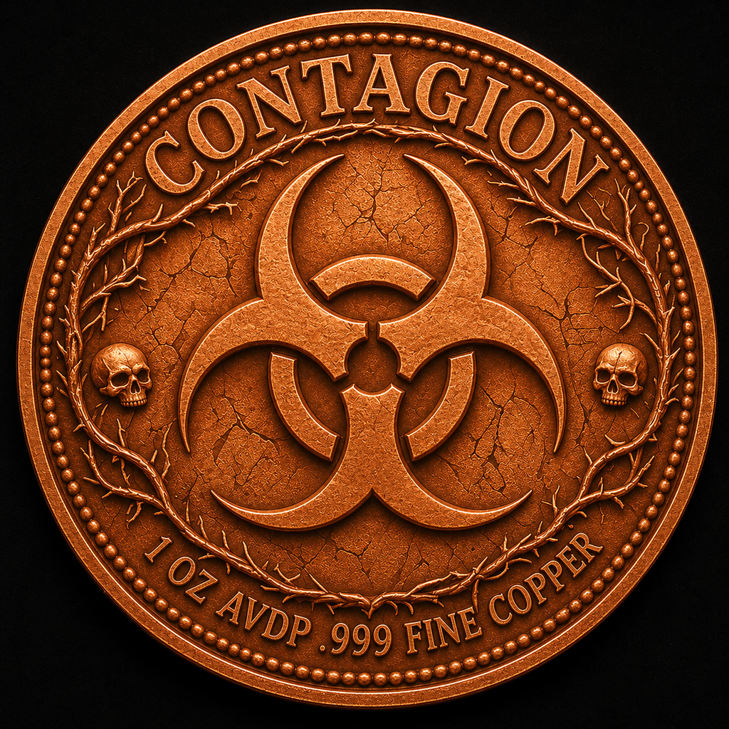 1 oz Copper Round - Grave Digger