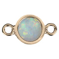 Bella Opal Connecter in Gold Filled for Permanent Jewelry, 4mm, 14k Gold Fill