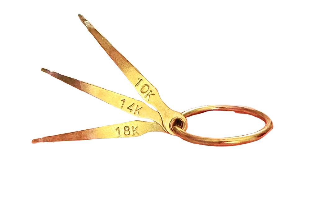 Gold Testing Kit 10K, 14K, 18K Acids, Test Needles & Stone