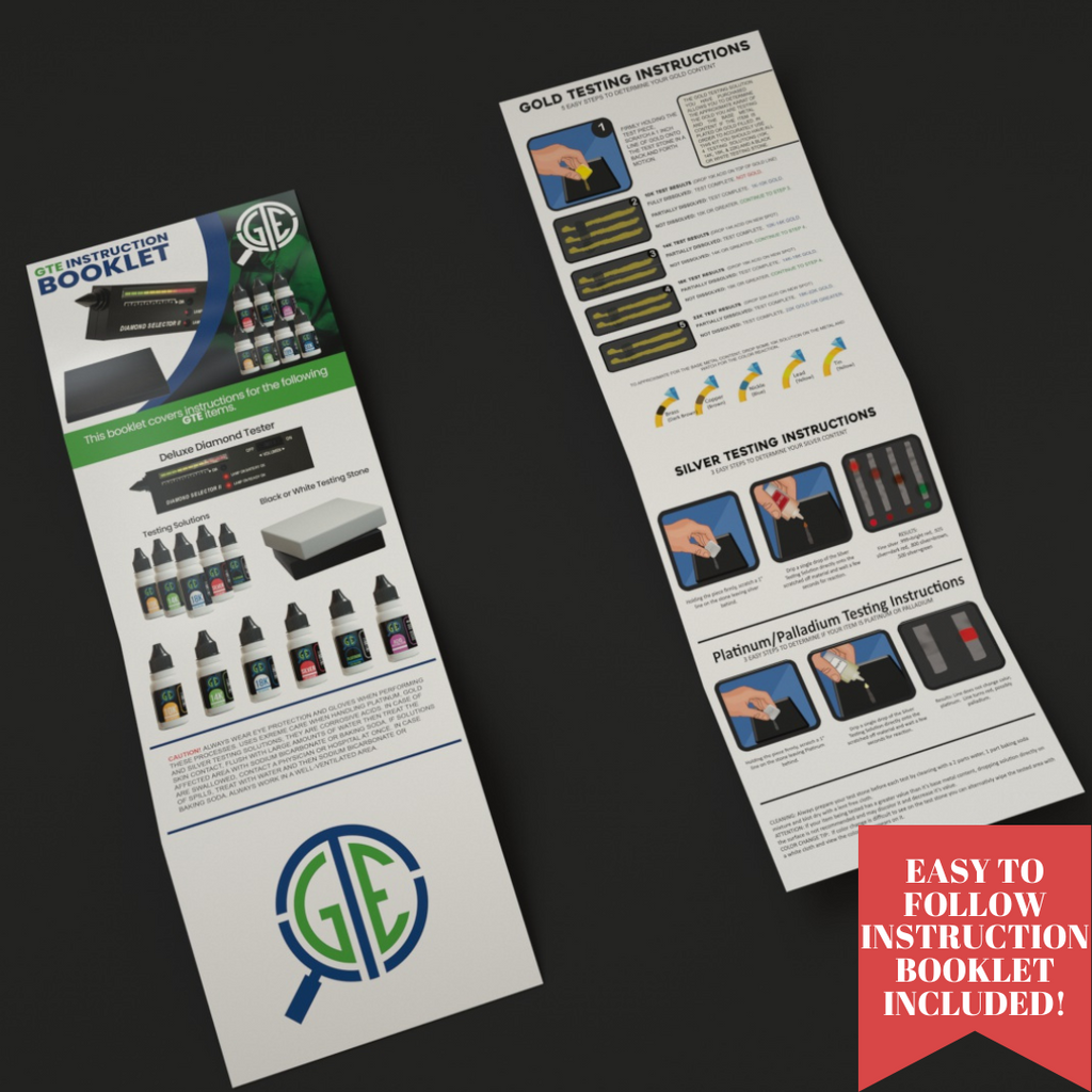 LOT 12 JSP 18K Gold Metal Test Acid Karat Testing Solution Jewelry Tester Metals