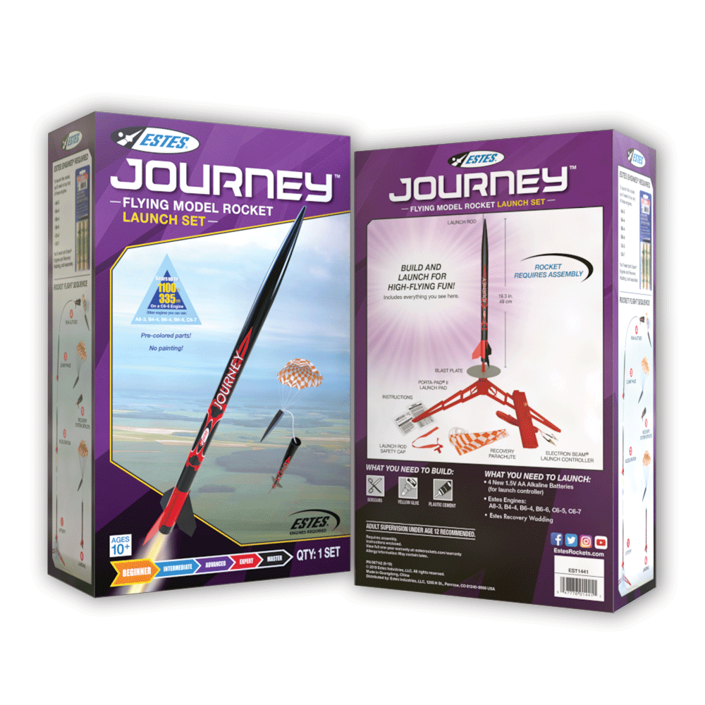 Estes Rockets - Journey Rocket Launch Set, E2X