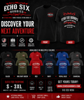 Echo Six Hobbies T-Shirt Choose your size and color