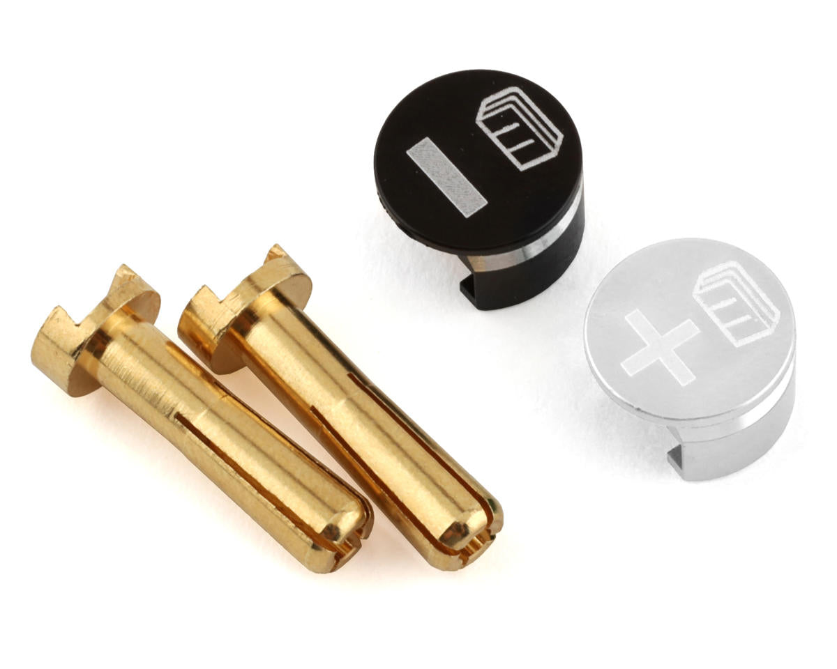 Battery Grabs & Bullet Connectors (4MM)(Silver)