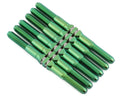 TLR 22X-4 - HyperMax 3.5mm Titanium Turnbuckle Kit, Green