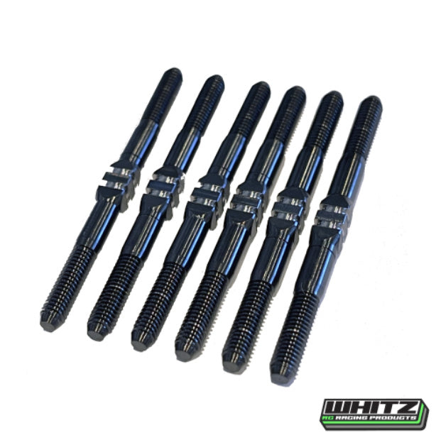 Xray XB2 2020 - HyperMax 3.5mm Titanium Turnbuckle Kit, Black