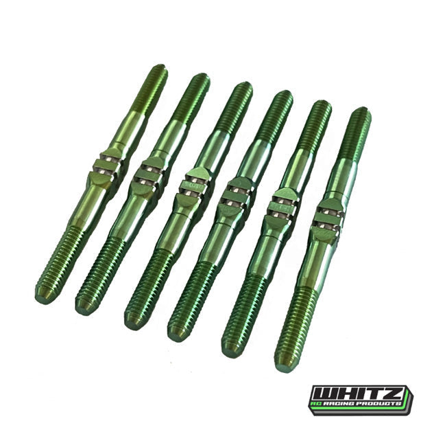 Xray XB2 2020 - HyperMax 3.5mm Titanium Turnbuckle Kit, Green