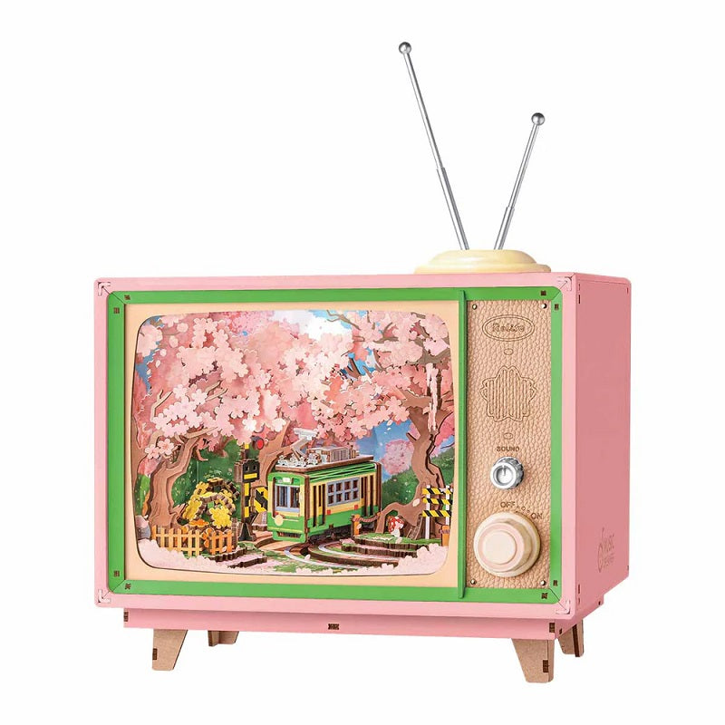 Rolife Sakura Dreamy Tour DIY Music Box 3D Wooden Puzzle AMT02