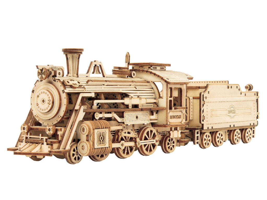 ROKR Prime Steam Express Train 3D Wooden Puzzle MC501