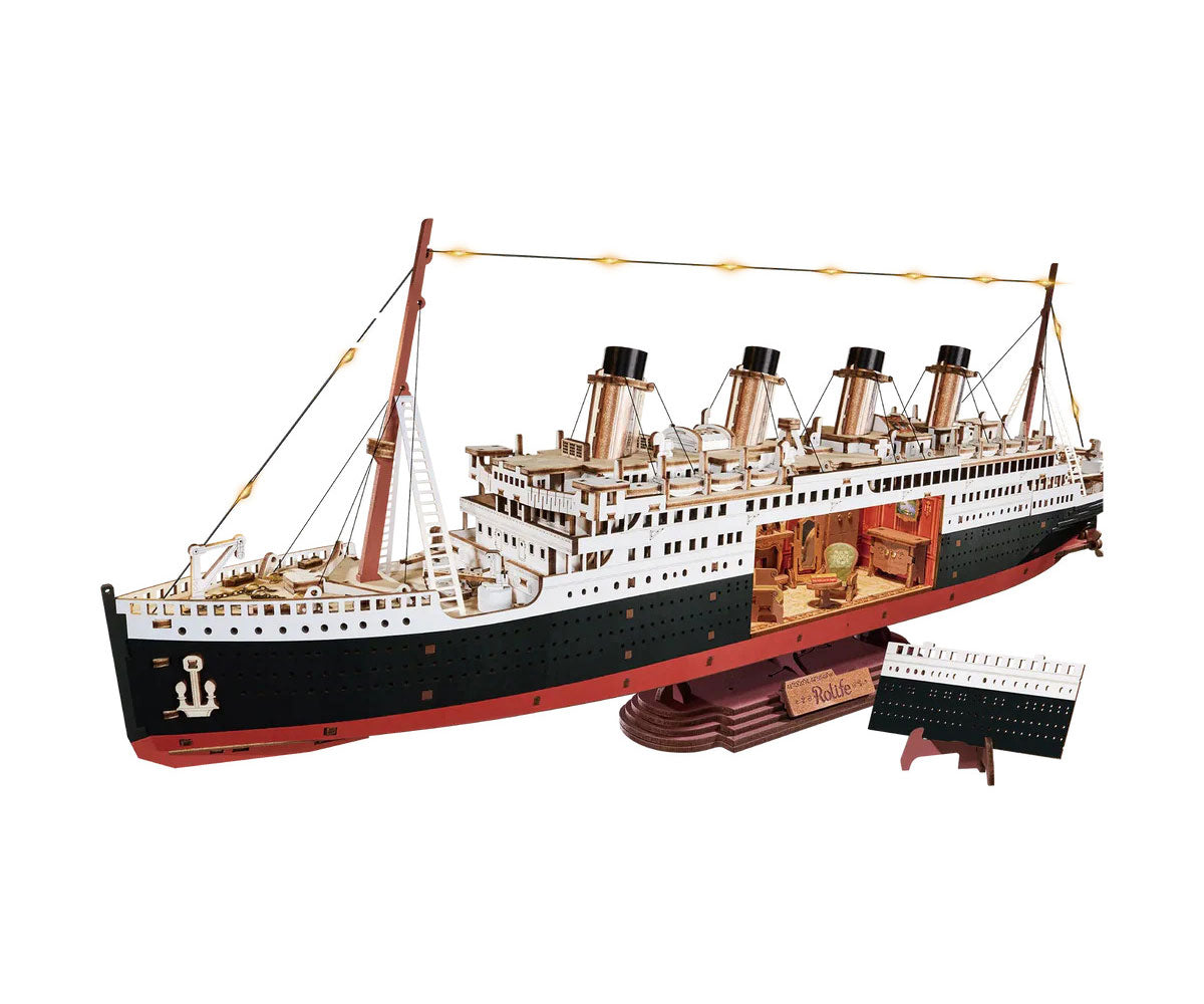 Rolife 1912 Eternal Atlantic Voyager 3D Wooden Puzzle TGL02