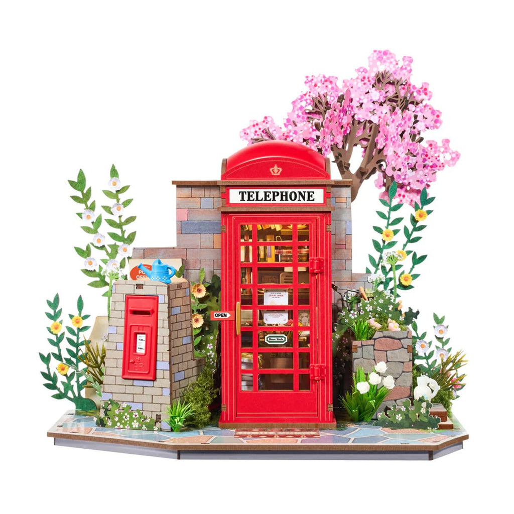 Rolife Blossom Book Booth DIY Miniature House TGS05
