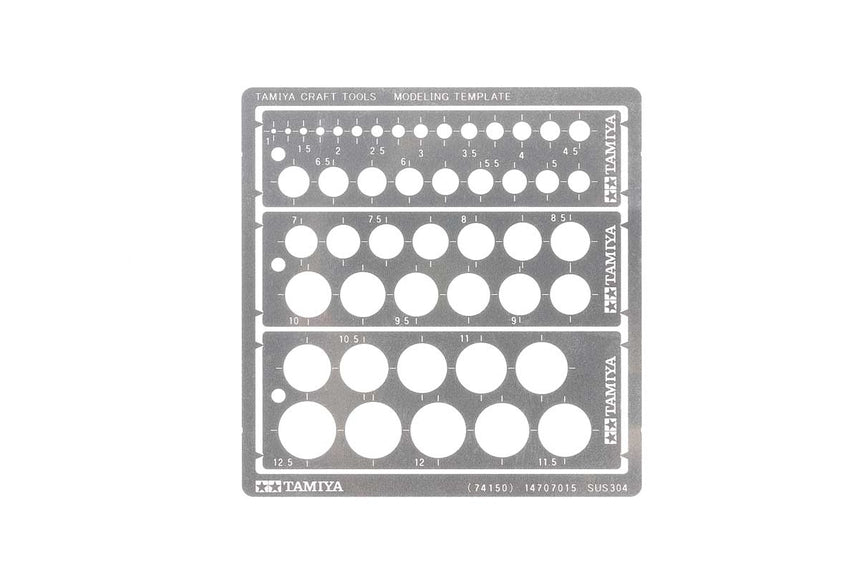 Modeling Template, Round 1-12.5mm