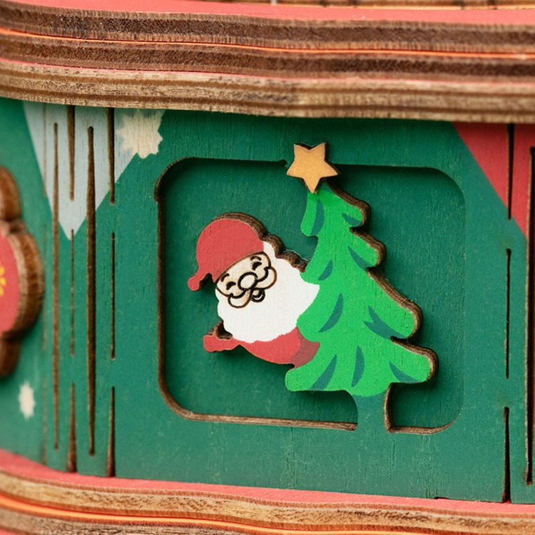 Rolife Christmas Town Music Box AM46