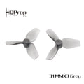 HQProp - Ultralight Whoop Prop 31MMX3 (1.2X1.1X3) (2CW+2CCW)-Poly Carbonate-1MM Shaft