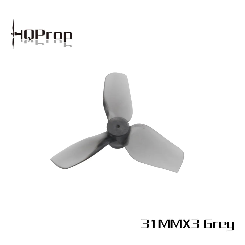 HQProp - Ultralight Whoop Prop 31MMX3 (1.2X1.1X3) (2CW+2CCW)-Poly Carbonate-1MM Shaft