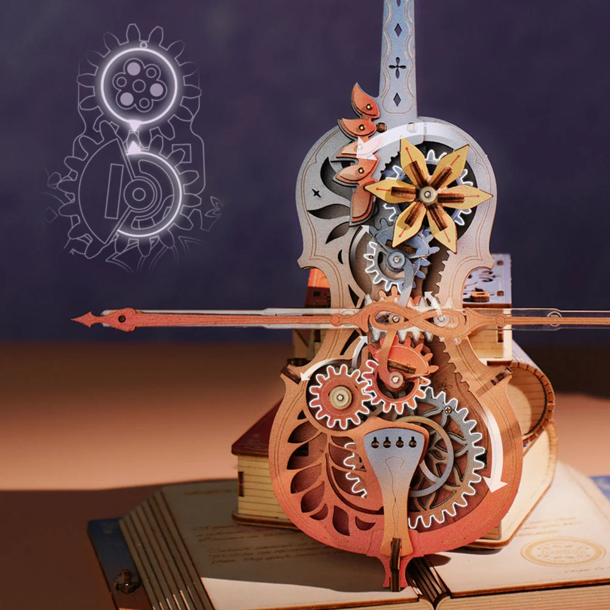 ROKR Symphony of Gorgeous Dreams Mechanical Music Box AMK63M