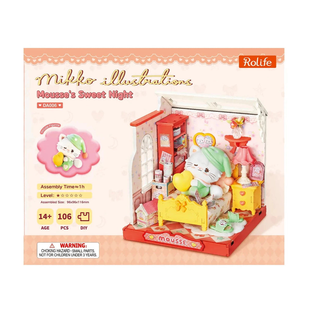 Rolife Mousse's Sweet Night DIY Miniature House DA006