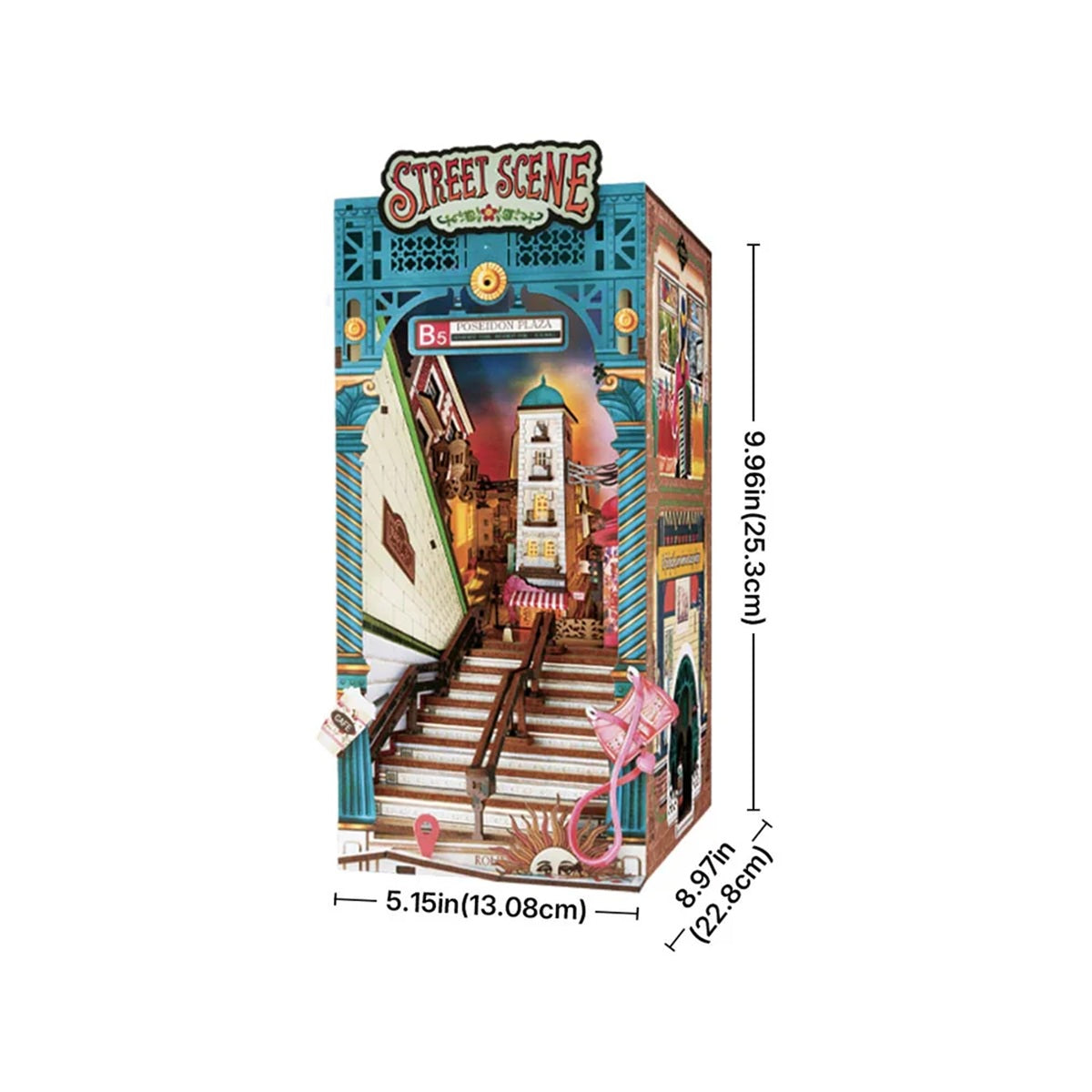 Rolife Street Scene DIY Book Nook TGB13