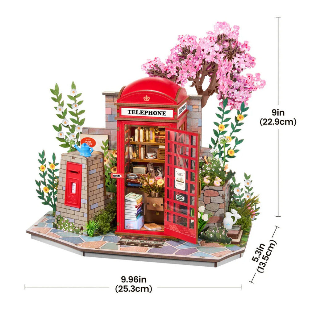 Rolife Blossom Book Booth DIY Miniature House TGS05