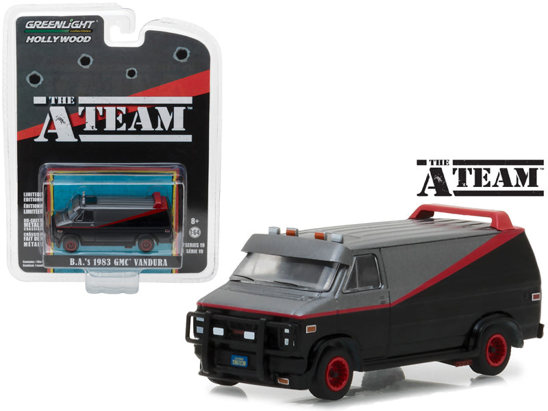 Greenlight - 1983 GMC Vandura (B.A.'s) "The A-Team" (1983-1987) TV Series Hollywood Series 19 1/64 Diecast Model Car by Greenlight