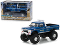 Greenlight - 1974 Ford F-250 Ranger XLT Monster Truck Bigfoot #1 "The Original Monster Truck" Blue "Kings of Crunch" 1/43 Diecast Model Car by Greenlight