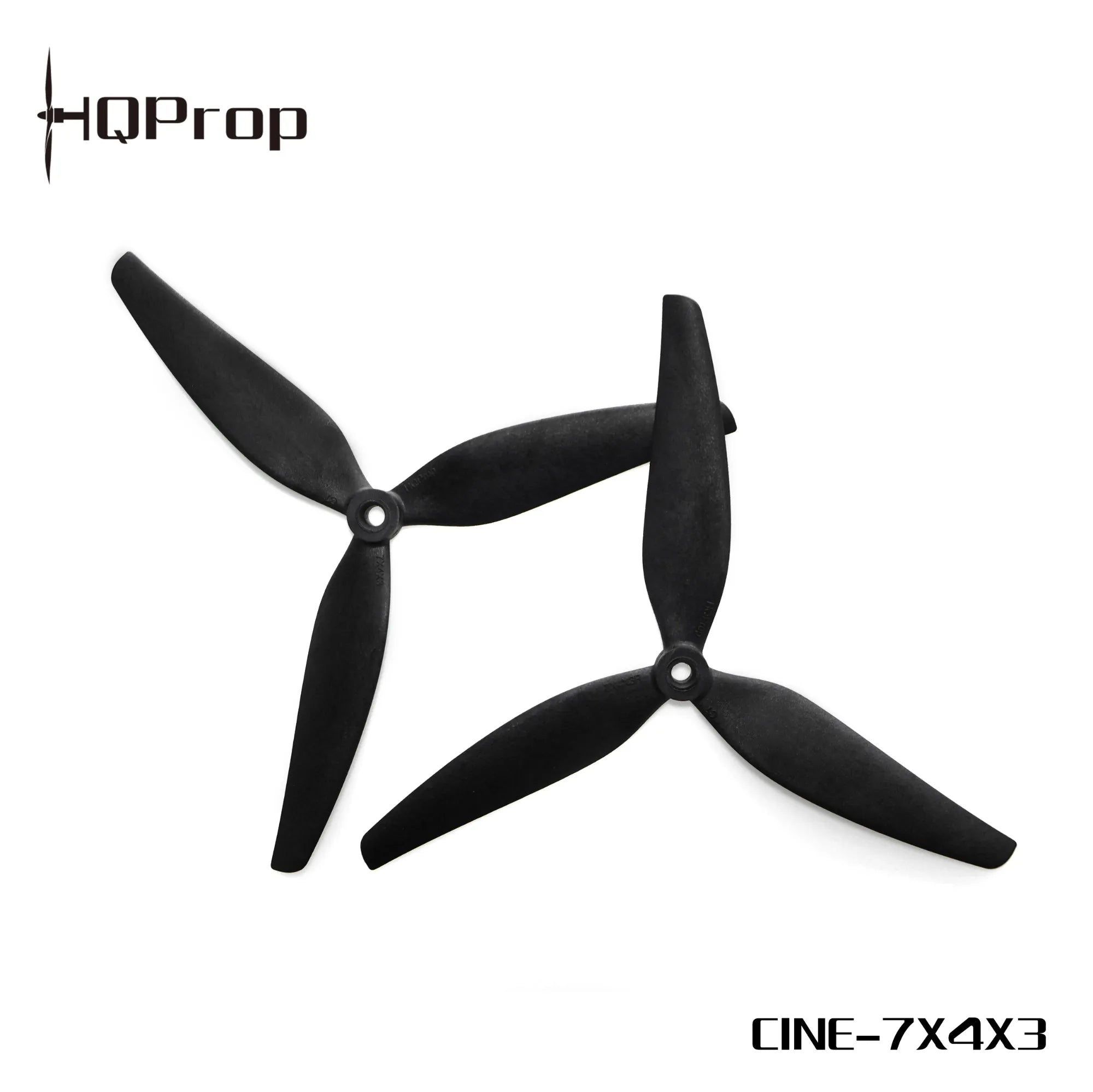 HQProp - Cine7(7X4X3) (1CW+1CCW) Black-Glass Fiber Reinforced Nylon