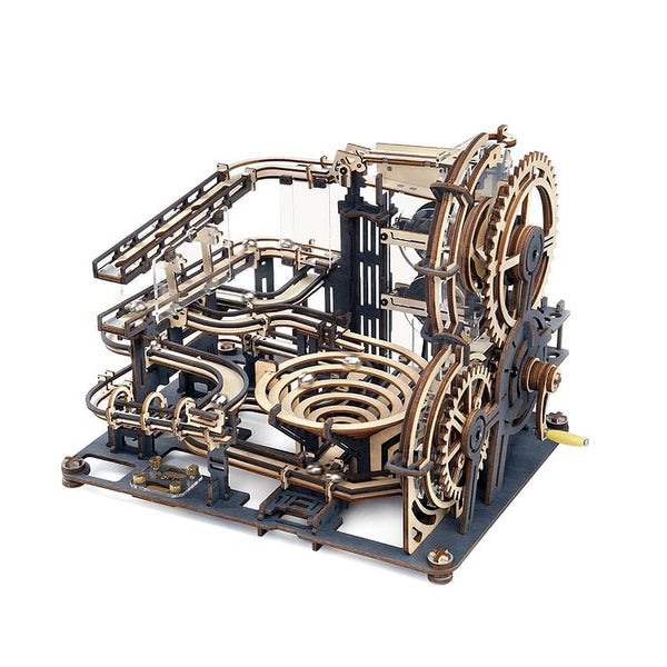 ROKR - Marble Spaceport Marble Run 3D Wooden Puzzle LGC01