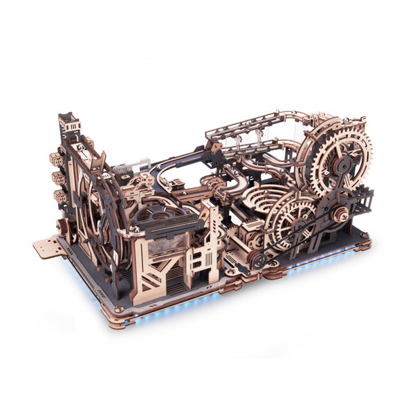 ROKR - Marble Spaceport Marble Run 3D Wooden Puzzle LGC01