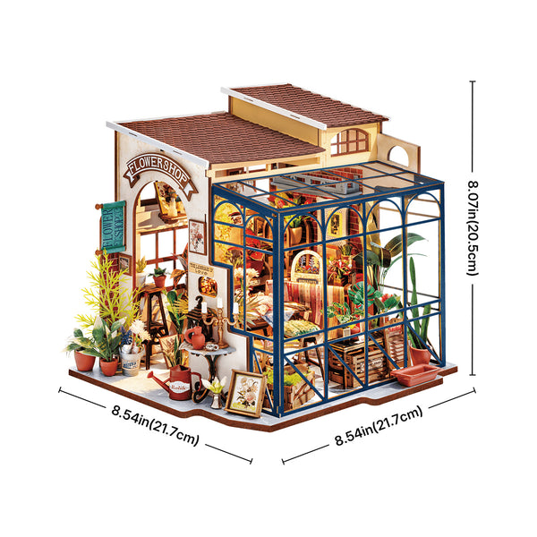 Rolife - DIY Emily's Flower Shop Miniature House DG145
