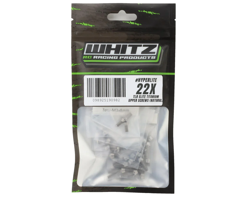 Whitz TLR 22X HyperLite Titanium Upper Screw Kit (57 Pieces)