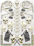 XXX Main Racing - Skeletons Sticker Sheet