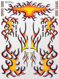 XXX Main Racing - Freaky Flames Sticker Sheet