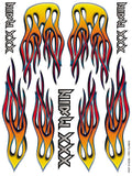 XXX Main Racing - Pro Flames Sticker Sheet