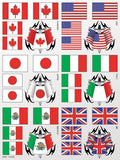 XXX Main Racing - Flags Sticker Sheet