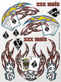 XXX Main Racing - Texas Hold'em Sticker Sheet