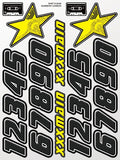 XXX Main Racing - Numbers Carbon Sticker Sheet