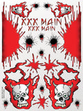 XXX Main Racing - Splatter Cow Sticker Sheet