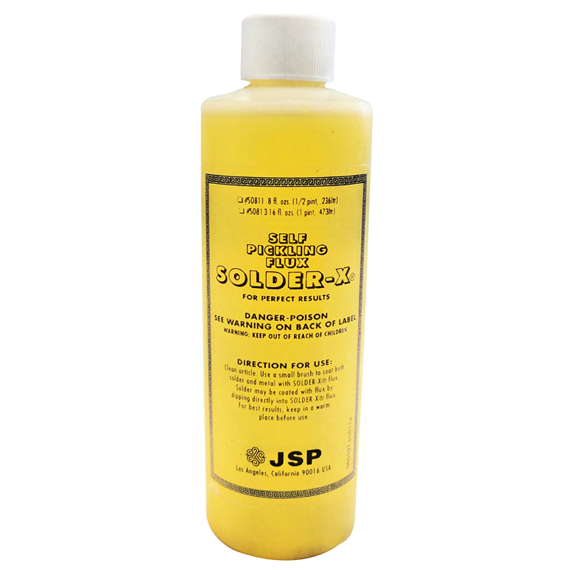 JSP SOLDER-X Self-Pickling Flux – Professional Jewelry Soldering for Gold, Silver & Platinum (8 oz)
