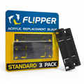Flipper Standard ABS Replacement Blades 3 Pack - Acrylic Tanks