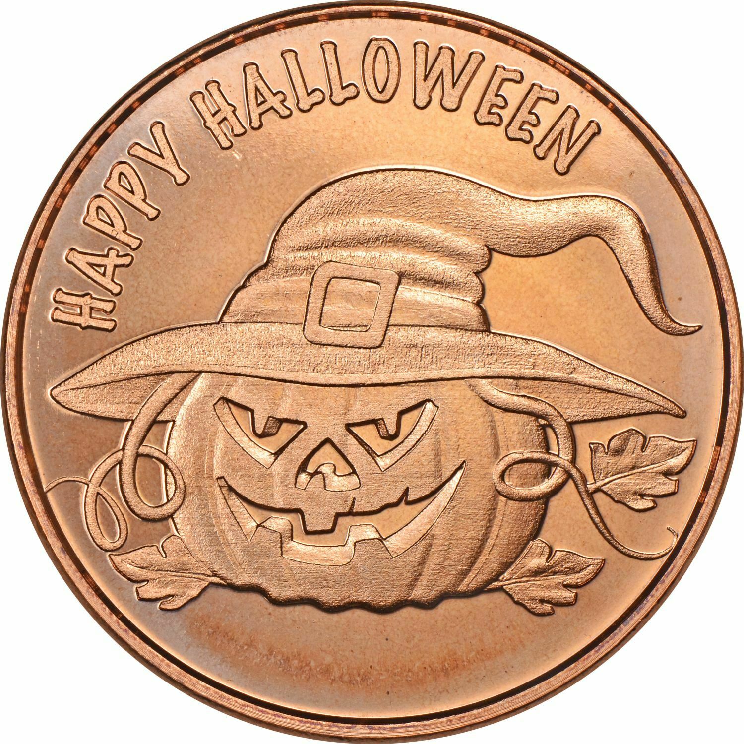 1 oz Copper Round - Halloween