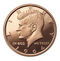 1 oz Copper Round - 1964 Kennedy