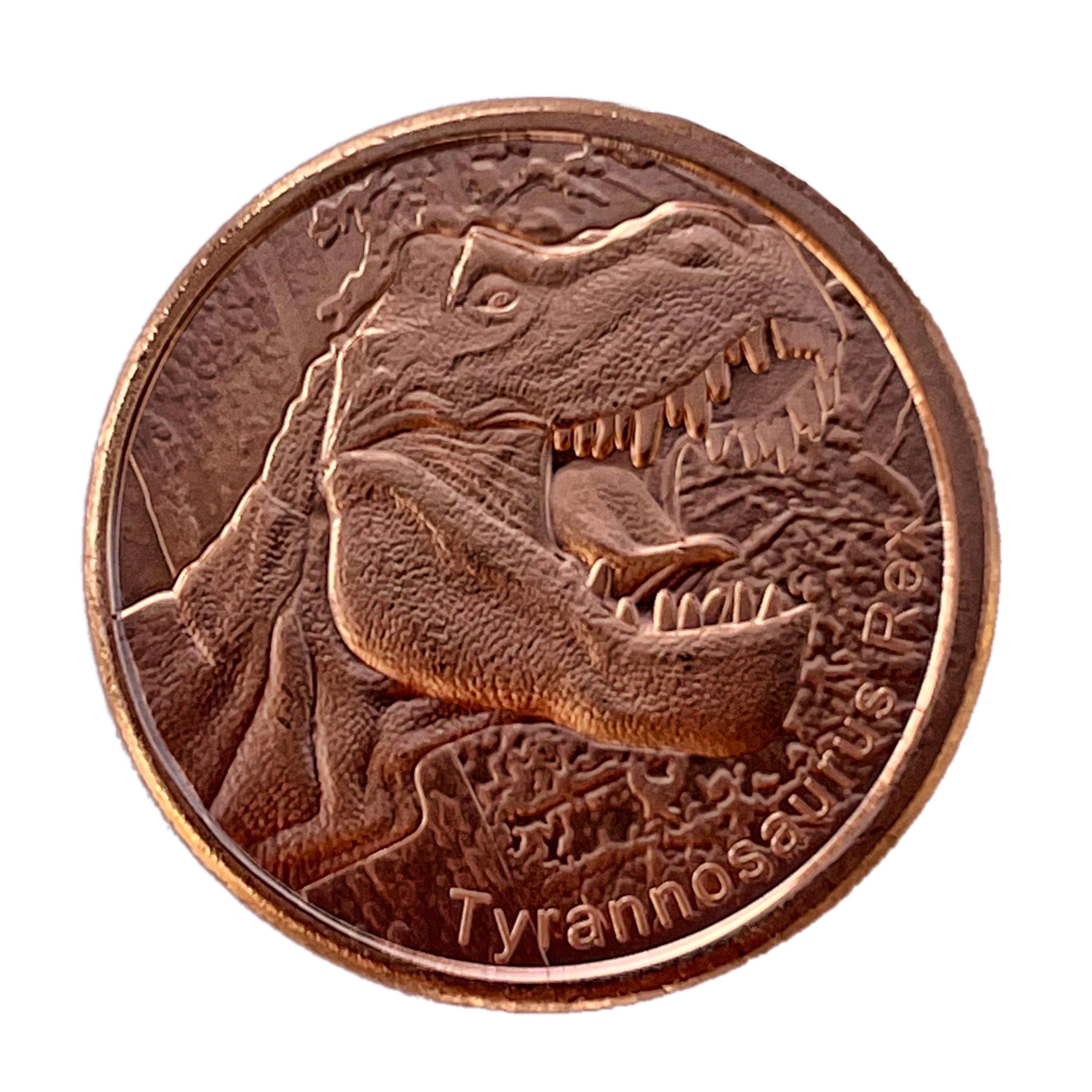 1 oz Copper Round - Tyrannosaurus Rex - Presale Available 7/1/26
