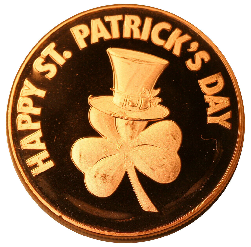 1 oz Copper Round - Saint Patrick's Day