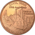 1 oz Copper Round - Battle of Vicksburg