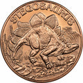 1 oz Copper Round - Stegosaurus