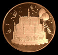 1 oz Copper Round - Happy Birthday
